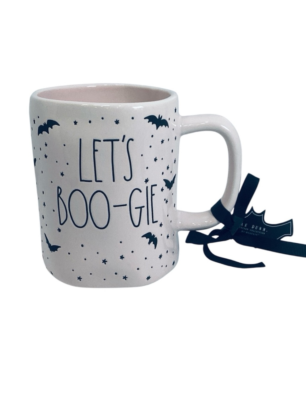 💚 Rae Dunn Halloween 'Let's Boo-gie' Ceramic Mug